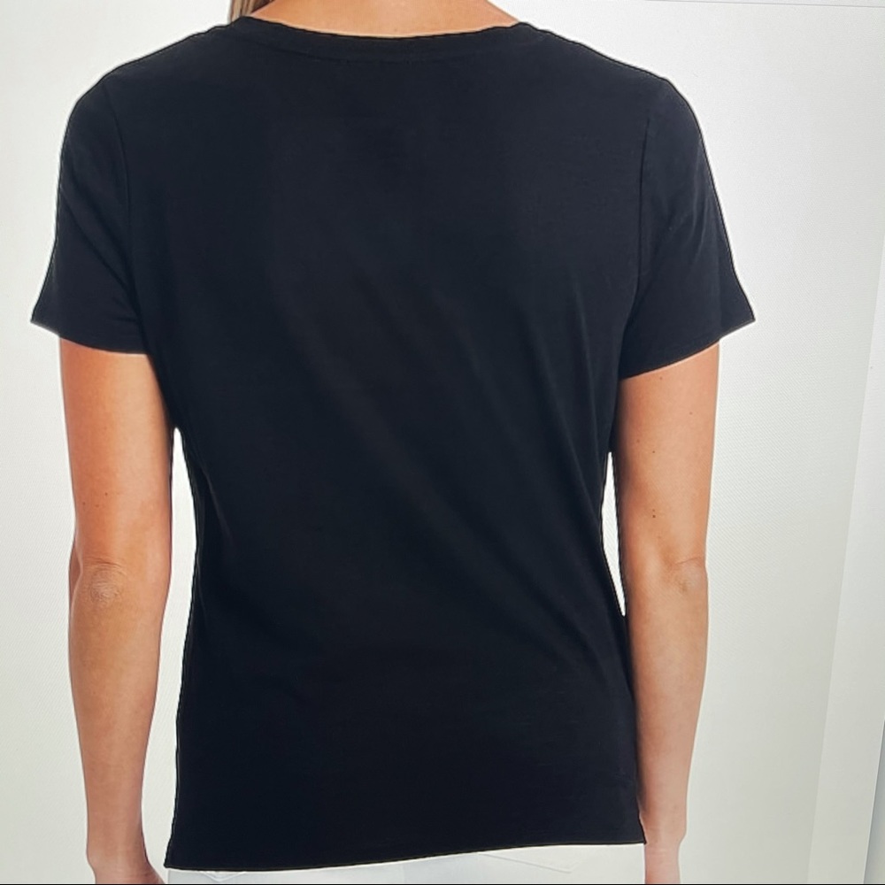 NWT Vince Camuto Studded V-Neck Top - Picture 3 of 9
